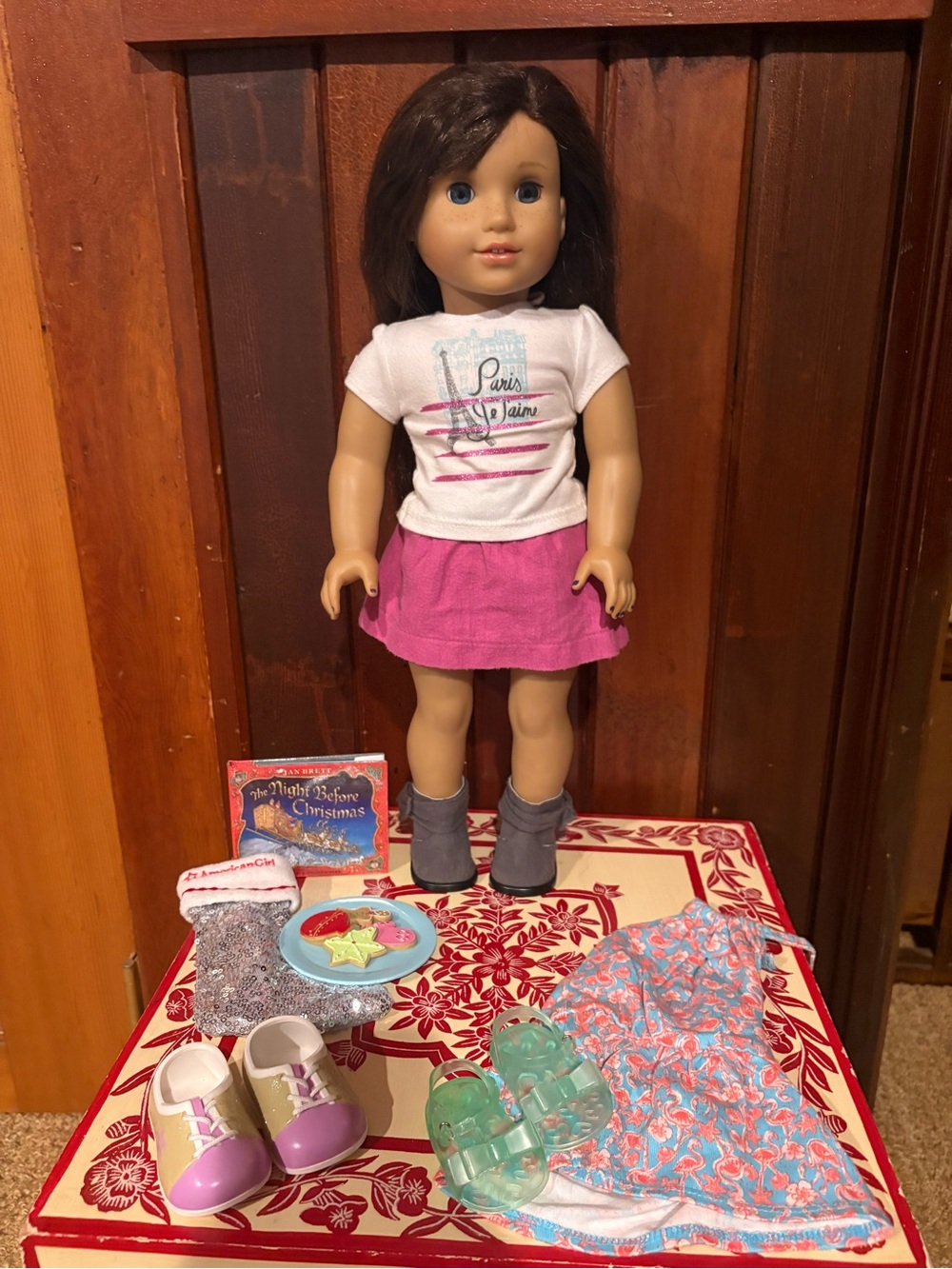 American Girl Grace Doll in Original Outfit with Assorted Accessories